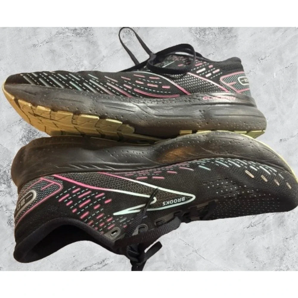 Brooks Glycerin 20 Women's Running Shoes Black Pink Size 10.5 Medium B - Picture 7 of 9